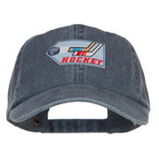 Hockey Shooting Patch Dyed Washed Cap