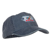 Hockey Shooting Patch Dyed Washed Cap