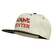 Halloween Zombie Hunter Embroidered Snapback Cap