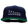 Chess Set Embroidered Wool Blend Prostyle Snapback