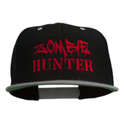 Halloween Zombie Hunter Embroidered Snapback Cap