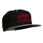 Halloween Zombie Hunter Embroidered Snapback Cap