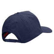Licensed U.S. Army Veteran Military Embroidered Solid Cotton Twill 5 Panel Prostyle Snap Cap - Navy OSFM