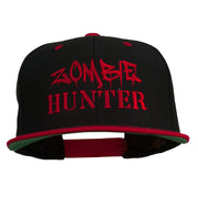 Halloween Zombie Hunter Embroidered Snapback Cap