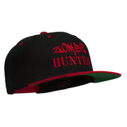 Halloween Zombie Hunter Embroidered Snapback Cap