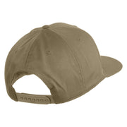 US Air Force with Wing Embroidered Solid Cotton Twill Pro Style Cap - Khaki OSFM