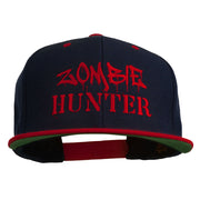 Halloween Zombie Hunter Embroidered Snapback Cap