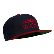 Halloween Zombie Hunter Embroidered Snapback Cap