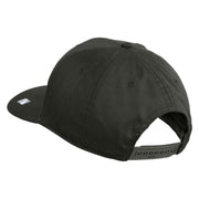 US Air Force with Wing Embroidered Solid Cotton Twill Pro Style Cap - Charcoal OSFM