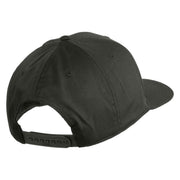 US Air Force with Wing Embroidered Solid Cotton Twill Pro Style Cap - Charcoal OSFM