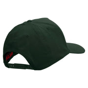 Licensed U.S. Army Veteran Military Embroidered Solid Cotton Twill 5 Panel Prostyle Snap Cap - Dk-Green OSFM