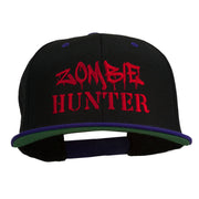 Halloween Zombie Hunter Embroidered Snapback Cap