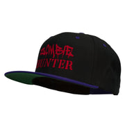 Halloween Zombie Hunter Embroidered Snapback Cap