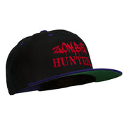 Halloween Zombie Hunter Embroidered Snapback Cap