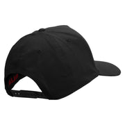 Licensed U.S. Army Veteran Military Embroidered Solid Cotton Twill 5 Panel Prostyle Snap Cap - Black OSFM