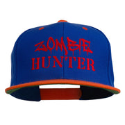 Halloween Zombie Hunter Embroidered Snapback Cap