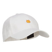 Mini Cat Face Embroidered Cotton Cap