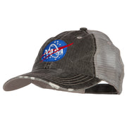 NASA Insignia Embroidered Low Cotton Mesh Cap