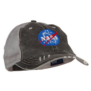 NASA Insignia Embroidered Low Cotton Mesh Cap