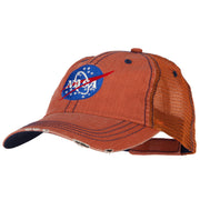 NASA Insignia Embroidered Low Cotton Mesh Cap