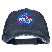 NASA Insignia Embroidered Low Cotton Mesh Cap