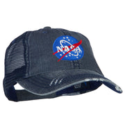 NASA Insignia Embroidered Low Cotton Mesh Cap