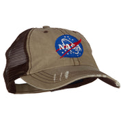 NASA Insignia Embroidered Low Cotton Mesh Cap