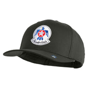 USAF Thunderbirds Embroidered Solid Cotton Twill Pro Cap - Charcoal OSFM