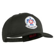 USAF Thunderbirds Embroidered Solid Cotton Twill Pro Cap - Charcoal OSFM
