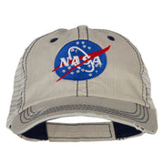 NASA Insignia Embroidered Low Cotton Mesh Cap