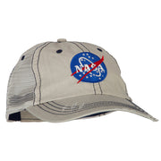 NASA Insignia Embroidered Low Cotton Mesh Cap