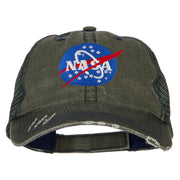 NASA Insignia Embroidered Low Cotton Mesh Cap