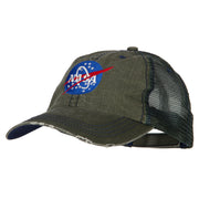 NASA Insignia Embroidered Low Cotton Mesh Cap