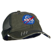 NASA Insignia Embroidered Low Cotton Mesh Cap