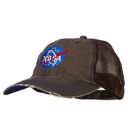 NASA Insignia Embroidered Low Cotton Mesh Cap