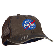 NASA Insignia Embroidered Low Cotton Mesh Cap