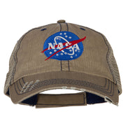 NASA Insignia Embroidered Low Cotton Mesh Cap