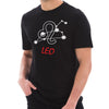 Zodiac Leo Sign Graphic Design Short Sleeve Cotton Jersey T-Shirt