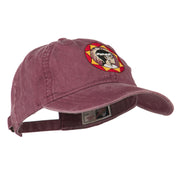 Indian Boy Embroidered Washed Cap