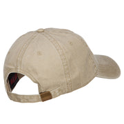 Bald Eagle America Embroidered Washed Cap