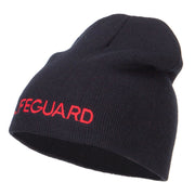 Lifeguard Embroidered Short Beanie