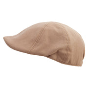 Asia Frog Embroidered Suede Duck Bill Ivy Hat - Brown OSFM