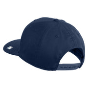 US Air Force Blue Letter Embroidered Solid Cotton Twill Cap - Navy OSFM