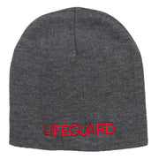 Lifeguard Embroidered Short Beanie