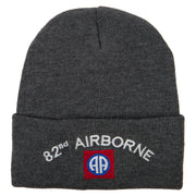 82nd Airborne Logo Embroidered Long Beanie