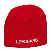 Lifeguard Embroidered Short Beanie