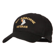 101st Airborne Veteran Embroidered Solid Cotton Pro Style Cap