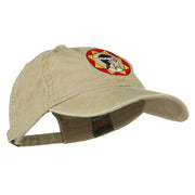 Indian Boy Embroidered Washed Cap