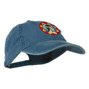 Indian Boy Embroidered Washed Cap