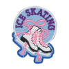 Ice Skating Embroidered Patches